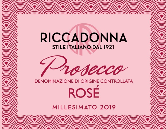 prosecco rose millesimato card